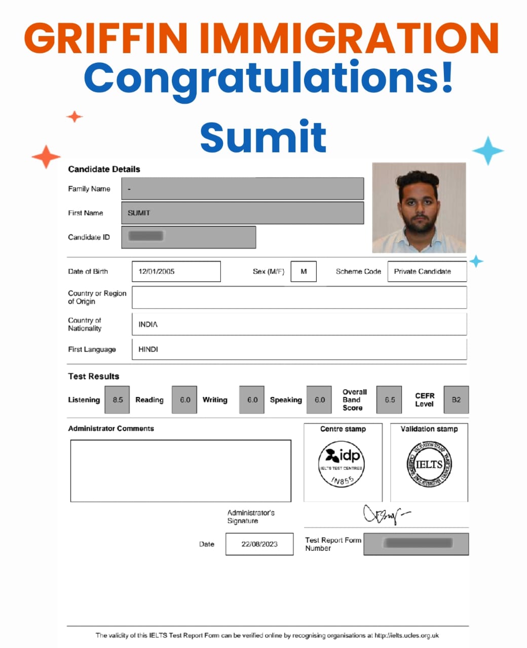 IELTS Scorecard